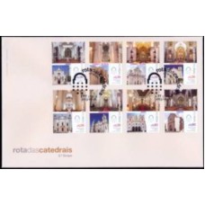 PORF3830-FDC SÉRIE ROTA DAS CATEDRAIS II - PORTUGAL - 2013