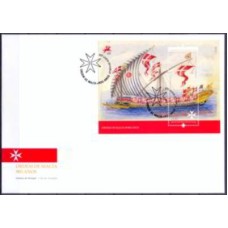 PORF3869-FDC BLOCO 900 ANOS DA ORDEM DE MALTA - PORTUGAL - 2013