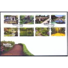 PORF3923-FDC SÉRIE JARDINS DE PORTUGAL - PORTUGAL - 2014