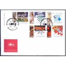 PORF3936-FDC SÉRIE ANO INTERNACIONAL DA CRISTALOGRAFIA - PORTUGAL - 2014