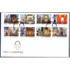 PORF3949-FDC SÉRIE ROTA DAS CATEDRAIS III - PORTUGAL - 2014