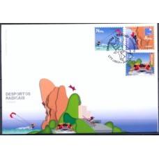 PORF3981-FDC ESPORTES RADICAIS II, AUTOADESIVOS - PORTUGAL - 2015