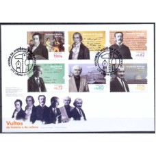 PORF3991-FDC VULTOS DA HISTÓRIA E DA CULTURA - PORTUGAL - 2015