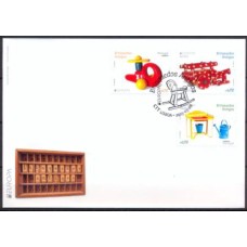 PORF4015-FDC SÉRIE EUROPA - BRINQUEDOS ANTIGOS - PORTUGAL - 2015
