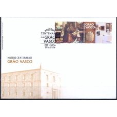 PORF4086-FDC SELO MUSEUS CENTENÁRIOS - GRÃO VASCO - PORTUGAL - 2016