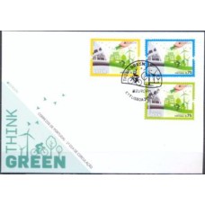 PORF4113-FDC SELOS SÉRIE EUROPA - ECOLOGIA NA EUROPA - PORTUGAL - 2016