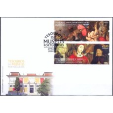 PORF4115-FDC SÉRIE TESOUROS DOS MUSEUS PORTUGUESES - PORTUGAL - 2016