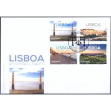 PORF4152-FDC SÉRIE AS NOSSAS CIDADES - LISBOA - PORTUGAL - 2016