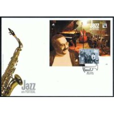 PORFB292-FDC BLOCO O JAZZ EM PORTUGAL - PORTUGAL - 2009