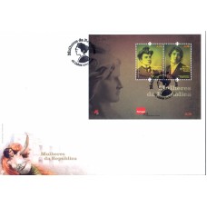 PORFB296-FDC BLOCO MULHERES DA REPÚBLICA - PORTUGAL - 2009