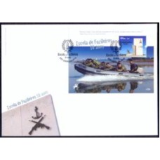 PORFB323-FDC BLOCO 50 ANOS DA ESCOLA DE FUZILEIROS - PORTUGAL - 2011