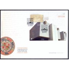 PORFB326-FDC BLOCO CENTENÁRIO DO ARQUIVO NACIONAL TORRE DO TOMBO - PORTUGAL - 2011