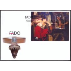 PORFB331-FDC BLOCO FADO - PORTUGAL - 2011