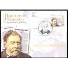 PORI2006.05C-INTEIRO POSTAL BICENTENÁRIO DO NASCIMENTO DE RODRIGUES SAMPAIO - PORTUGAL - 2006 - COM CBC