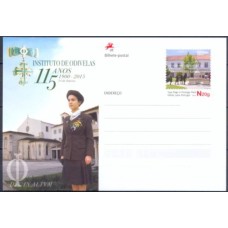 PORI2015.02-INTEIRO POSTAL 115 ANOS DO INSTITUTO DE ODIVELAS - PORTUGAL - 2015