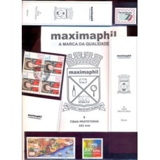 PRP087-PROTETOR MAXIMAPHIL FUNDO PRETO 87MM - 10 TIRAS 210MM
