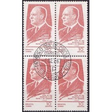 QC0578.02-QUADRA VISITA DO REI DA NORUEGA OLAVO V - 1967 - CPD SÃO PAULO