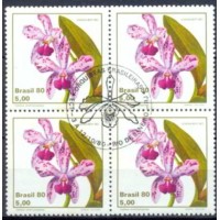 QC1162.02-QUADRA EXPOSIÇÃO FILATÉLICA ESPAMER 80 - ORQUÍDEAS BRASILEIRAS, CATTLEYA - 1980 - CBC RIO DE JANEIRO QC1162.02-QUADRA EXPOSIÇÃO FILATÉLICA ESPAMER 80 - ORQUÍDEAS BRASILEIRAS, CATTLEYA - 1980 - CBC RIO DE JANEIRO