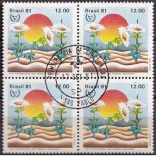 QC1217.02-QUADRA ANO INTERNACIONAL DAS PESSOAS DEFICIENTES - 1981 - CPD RIO DE JANEIRO