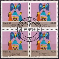 QC1293.01-QUADRA NATAL - DESENHOS INFANTIS, NASCIMENTO DO MENINO JESUS - 1982 - CPD BRASÍLIA