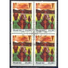 QC1300.02-QUADRA HOMENAGEM AO DEFICIENTE AUDITIVO - 1982 - CBC RIO DE JANEIRO