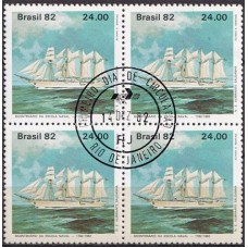 QC1303.02-QUADRA BICENTENÁRIO DA ESCOLA NAVAL, NAVIO ESCOLA ALMIRANTE SALDANHA - 1982 - CPD RIO DE JANEIRO