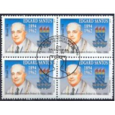 QC1903.03-QUADRA PERSONALIDADES BRASILEIRAS, EDGARD SANTOS - 1994 - CBC SALVADOR