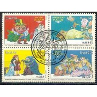 QC1916-QUADRA CENTENÁRIO DO PRIMEIRO LIVRO INFANTIL NO BRASIL - CONTOS DA CAROCHINHA - 1994 - CBC RIO DE JANEIRO QC1916-QUADRA CENTENÁRIO DO PRIMEIRO LIVRO INFANTIL NO BRASIL - CONTOS DA CAROCHINHA - 1994 - CBC RIO DE JANEIRO
