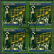 QC2397-QUADRA HOMENAGEM A ELEAZAR DE CARVALHO - REGENTE E COMPOSITOR - 2001 - CBC FORTALEZA