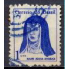 RE0526U-SELO MULHERES FAMOSAS DO BRASIL, SOROR JOANA ANGÉLICA - 1967 - U