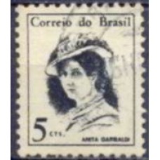 RE0529U-SELO MULHERES FAMOSAS DO BRASIL, ANITA GARIBALDI - 1967 - U