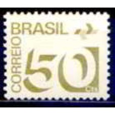 RE0550M-SELO TIPO CIFRA COM BARRAS FOSFORESCENTES, 50CTS - 1975 - MINT