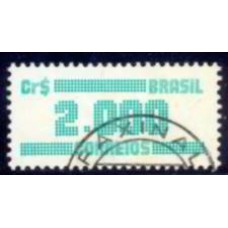 RE0641U-SELO TIPO CIFRA, 2.000,00 - 1986 - U
