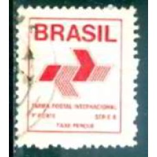 RE0668U-SELO COMPROVANTE DE FRANQUEAMENTO INTERNACIONAL - 1989 - U