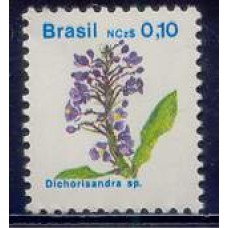 RE0669M-SELO FLORA BRASILEIRA, 0,10 - 1989 - MINT