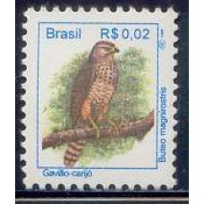 RE0711M-SELO PÁSSAROS URBANOS - PADRÃO REAL, GAVIÃO-CARIJÓ - 1994 - MINT