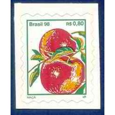 RE0755M-SELO FRUTAS ONDAS 1MM, MAÇÃ - 1998 - MINT