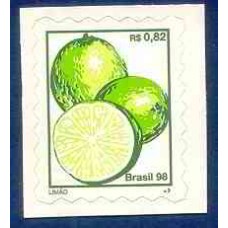RE0757M-SELO FRUTAS ONDAS 1MM, LIMÃO - 1998 - MINT