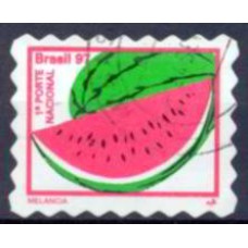 RE0765U-SELO FRUTAS ONDAS 1MM, MELANCIA - 1999 - U