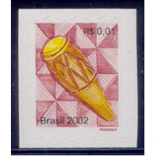 RE0815M-SELO INSTRUMENTOS MUSICAIS, ATABAQUE - 2002 - MINT