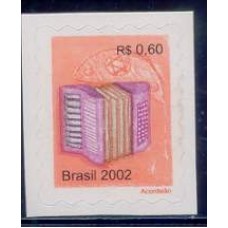 RE0818M-SELO INSTRUMENTOS MUSICAIS, ACORDEÃO - 2002 - MINT