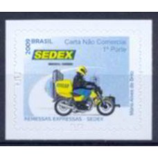 RE0852M-SELO PRODUTOS E SERVIÇOS POSTAIS COM PICOTE "BR", SEDEX - 2011 - MINT