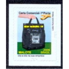 RE0853M-SELO PRODUTOS E SERVIÇOS POSTAIS, MALOTE - COM PICOTE 'BR' - 2011 - MINT