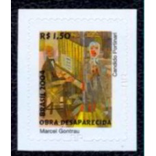 RE0855M-SELO OBRAS DESAPARECIDAS DE PORTINARI, MARCEL GONTRAU COM PICOTE "BR" - 2011 - MINT