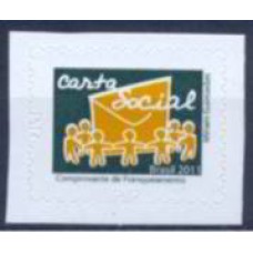 RE0856M-SELO CARTA SOCIAL - 2011 - MINT