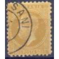 ROM0054UA-SELO PRÍNCIPE CHARLES, 50B TIPO II - ROMÊNIA - 1879 - U