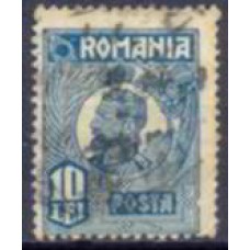 ROM0300U-SELO FERDINANDO 1º, 10L - ROMÊNIA - 1919/26 - U