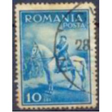 ROM0439U-SELO REI CHARLES II - ROMÊNIA - 1932 - U