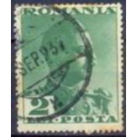 ROM0489U-SELO CHARLES II, 2L - ROMÊNIA - 1935 - U