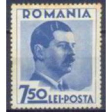 ROM0493N-SELO CHARLES II, 7,50L - ROMÊNIA - 1935 - N